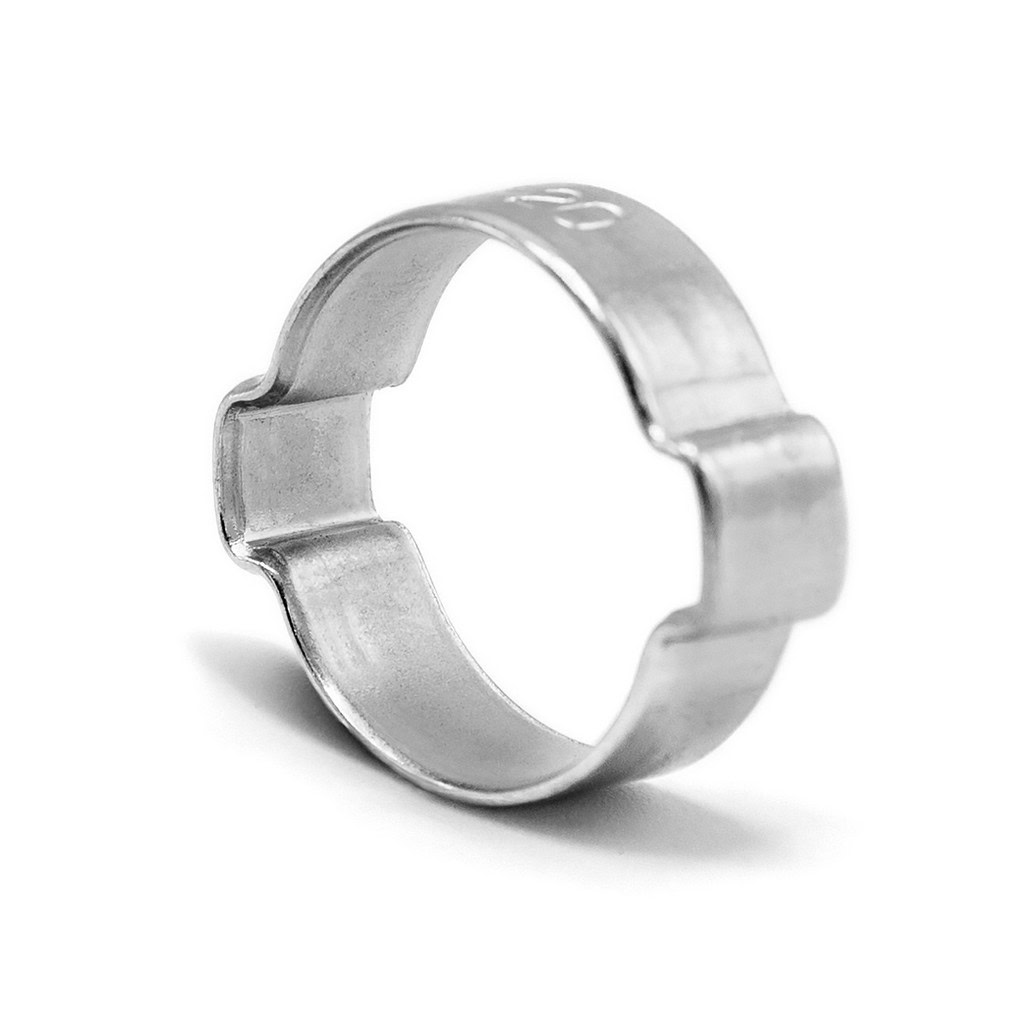 Connettore Tubo 38mm Well2wellness + Fascette | Raccordo Portagomma ABS Bianco Per Collegamento Flessibile