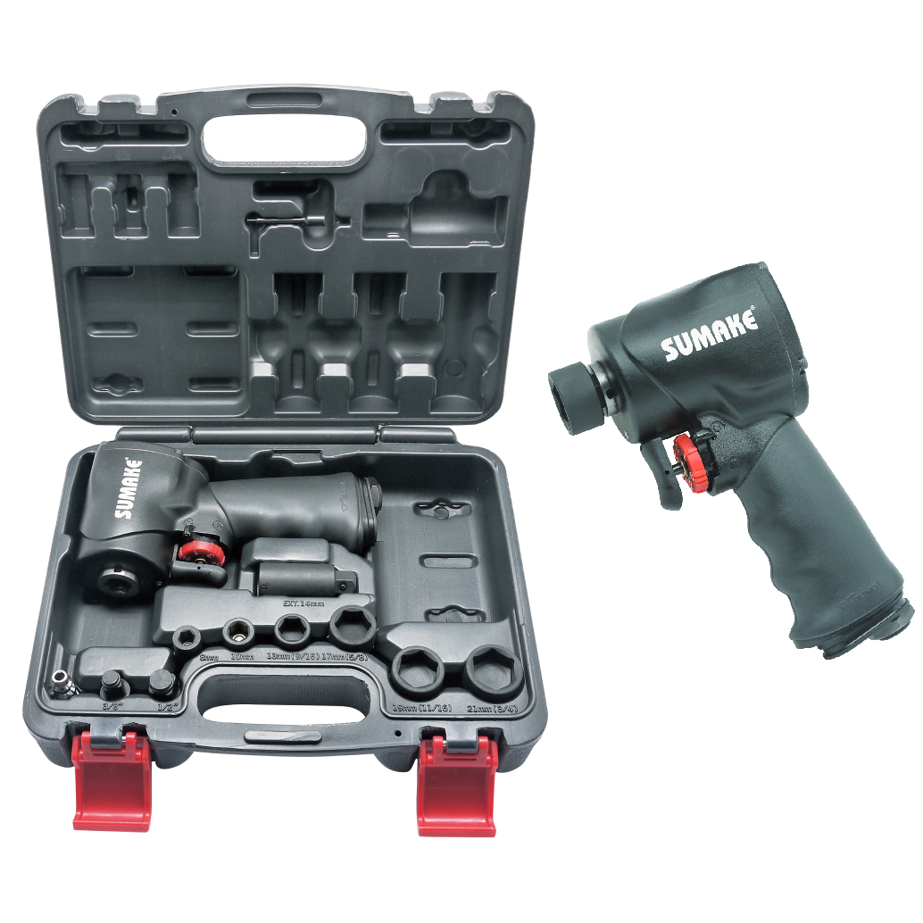 ST-IW1040-K KIT AVVITATORE AD IMPULSO MECCANICO 1/2" E 3/8" A PISTOLA